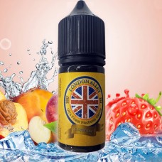 Sour Peach Strawberry ICE (UK) NIC SALTS Large 30ml by London Alley
