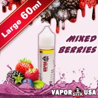 Mixed Berries Vape Juice - Eliquid - 60ml by Vapor Geek (USA)